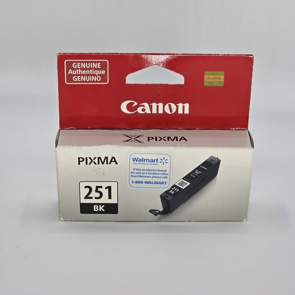 Canon CLI-251 Ink Tank Black 6513B001 Noir Printer Ink New Sealed